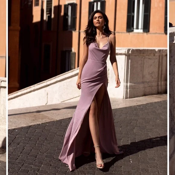 Alamour The Label | Dresses | Clarice Lilac Alamour The Label Long Dress |  Poshmark